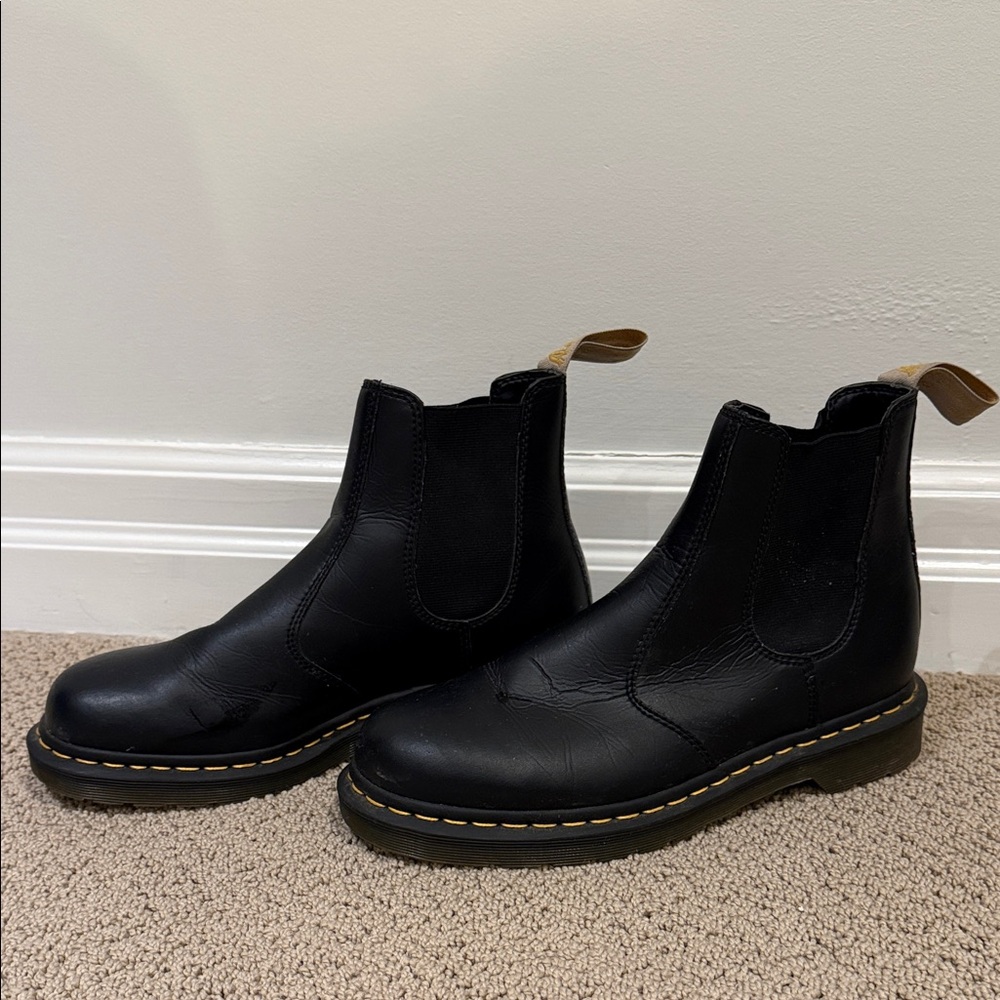 Dr. Martens Black Leather Boots